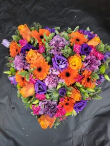 beautiful hart shaped arrangement 